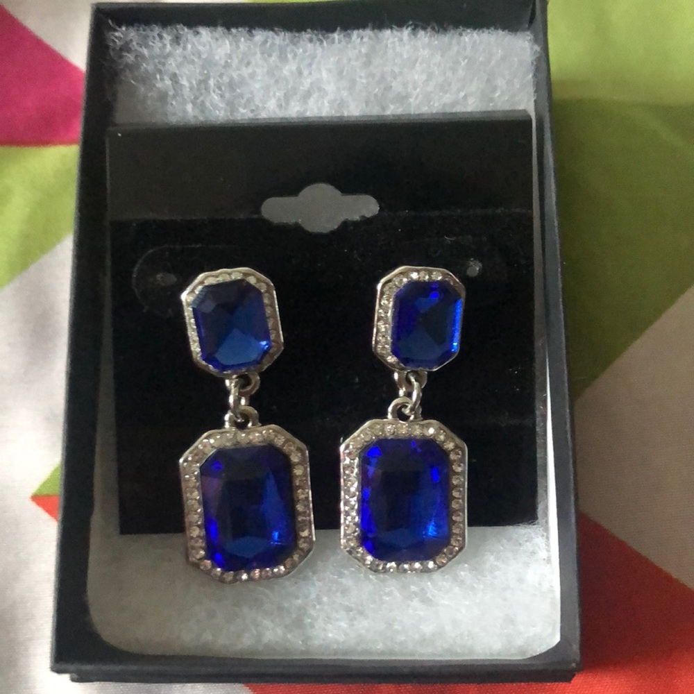 Blue earrings